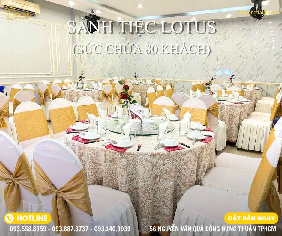 SẢNH TIỆC LOTUS