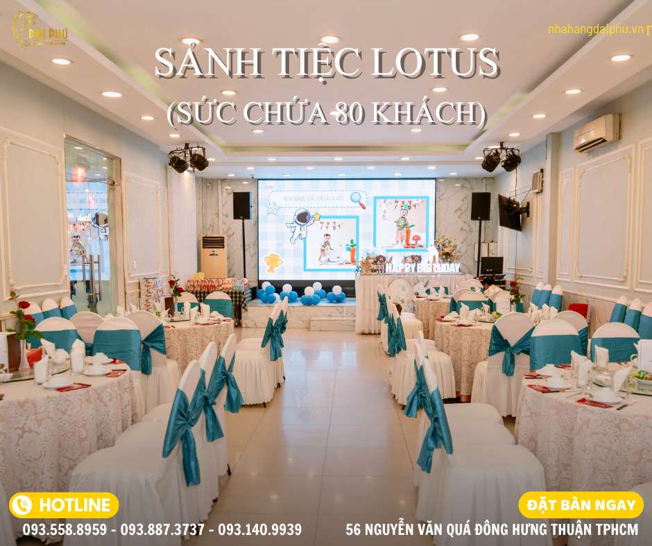 SẢNH TIỆC LOTUS