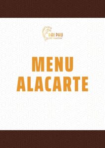 Menu VIP tại Nhà hàng Đại Phú